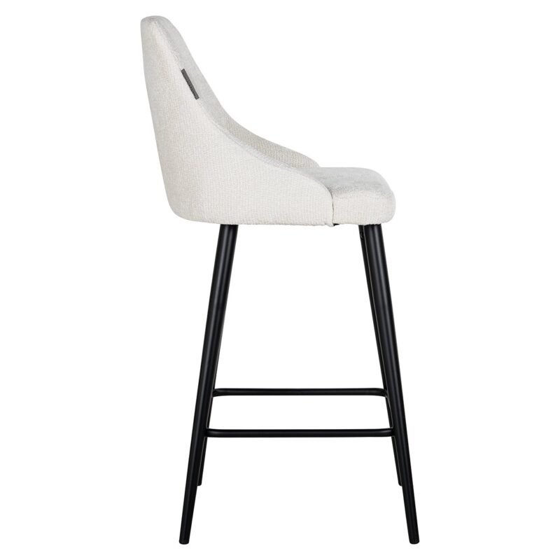 S4700 WHITE UNICORN - Counter stoel Brooke white unicorn (set van 2) (Unicorn 02 white)