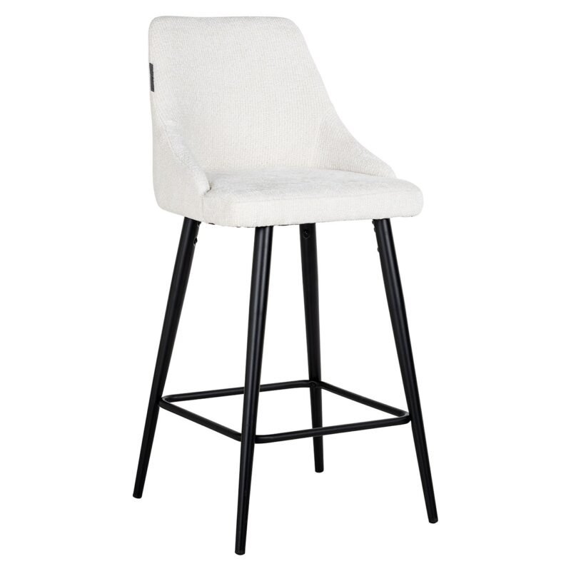 S4700 WHITE UNICORN - Counter stoel Brooke white unicorn (set van 2) (Unicorn 02 white)