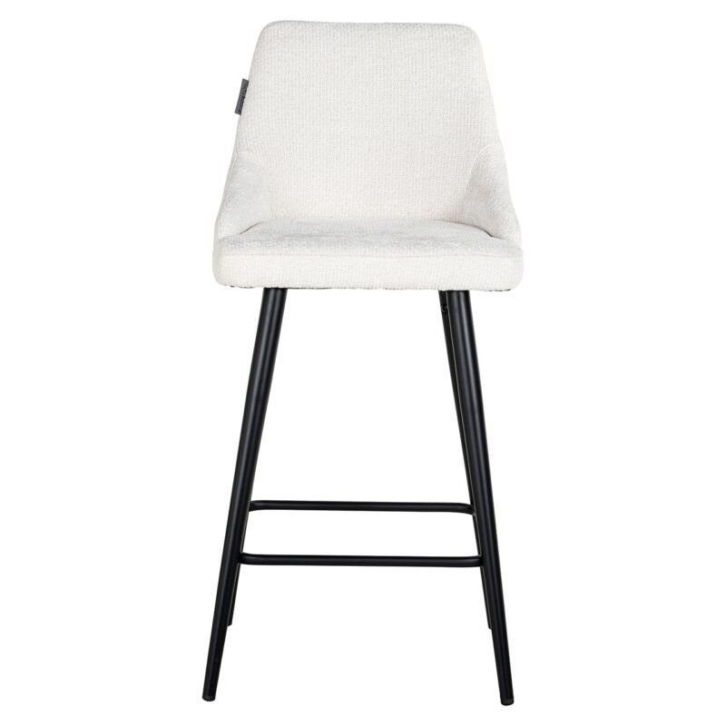 S4700 WHITE UNICORN - Counter stoel Brooke white unicorn (set van 2) (Unicorn 02 white)