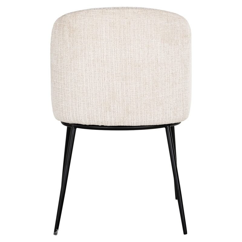 S4750 FR BEIGE CHENILLE - Stoel Elvi beige chenille fire retardant (Niagara 902 beige Chenille)