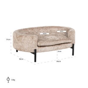 S4900 NATURE SHEEP - Huisdierenbed Dolly nature sheep (Sheep 01 nature)