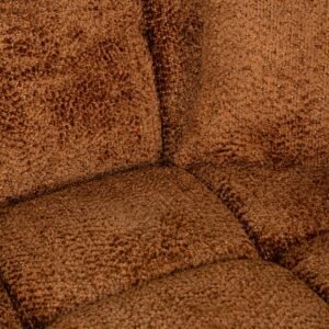 S5136 LOVELY CINNAMON - Sofa Cube 3-zits + lounge links (Be Lovely 603 Cinnamon)