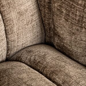 S5140 FR STONE CHENILLE - Fauteuil Beaudy stone chenille fire retardant (Niagara 104 Stone Chenille)