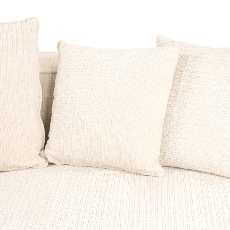 S5148 BEIGE CHENILLE - Hoekbank Lusso beige chenille (Niagara 902 beige Chenille)