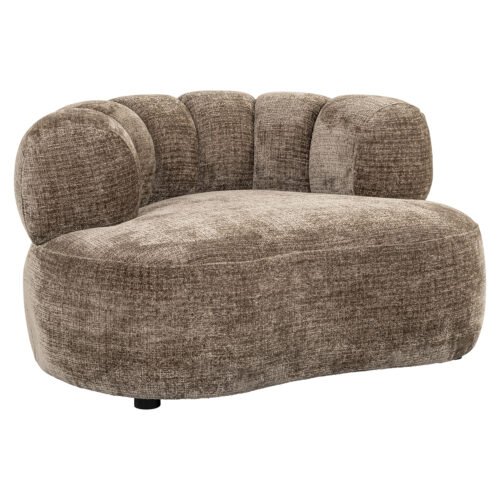 S5159 FR STONE CHENILLE - Fauteuil Penelope stone fire retardant (Niagara 104 Stone Chenille)