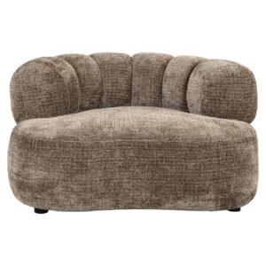 S5159 FR STONE CHENILLE - Fauteuil Penelope stone fire retardant (Niagara 104 Stone Chenille)