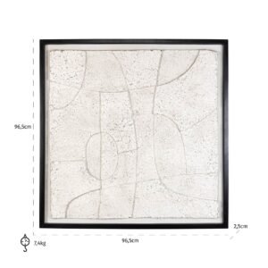 -WA-0023 - Wall art Phoebe off white (White)